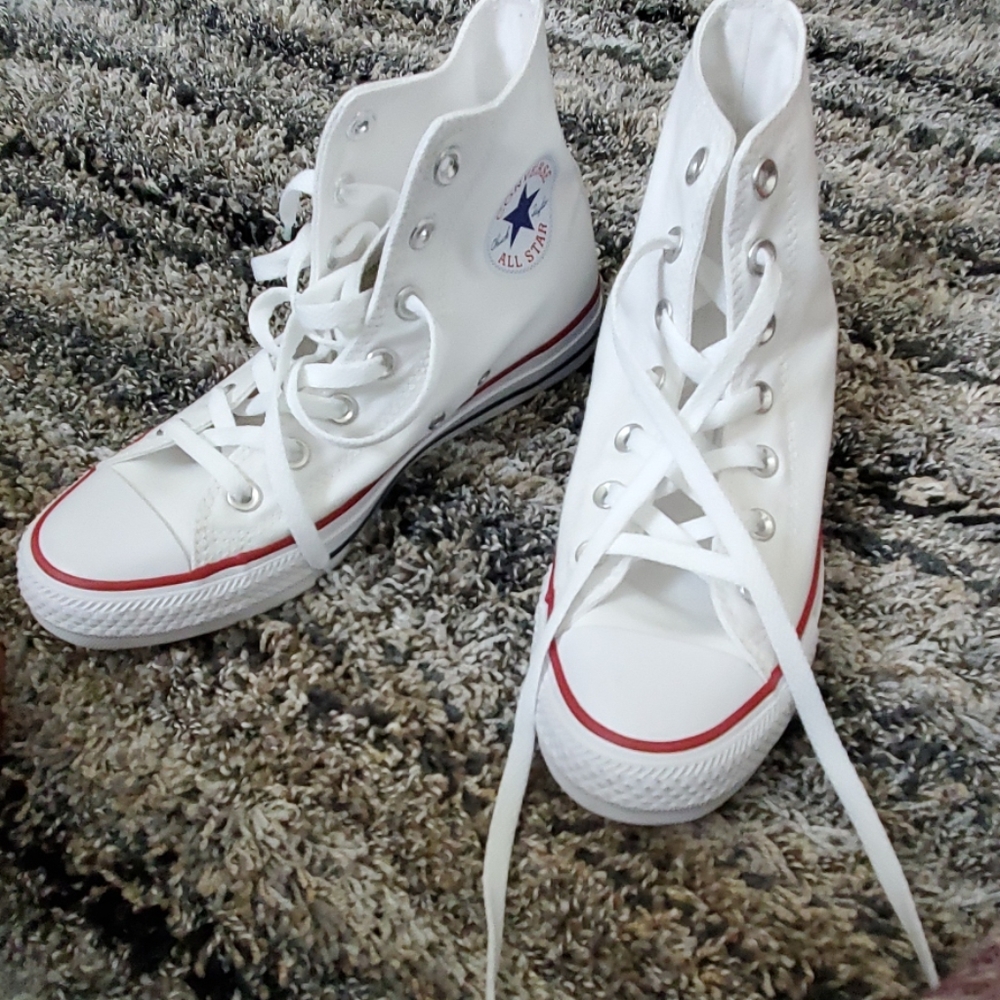White high top chucks